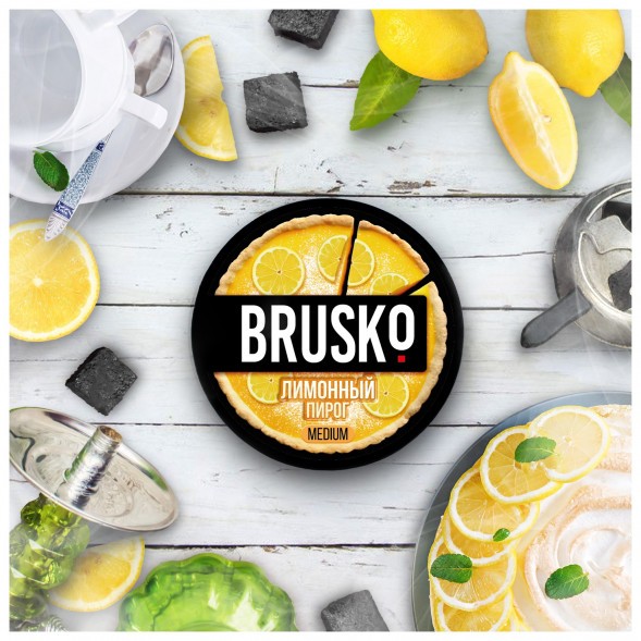 Смесь Brusko Medium - Лимонный Пирог (50 грамм) купить в Барнауле