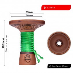 Чаша Japona Hookah - Mummy Green (Мумия Зелёная)