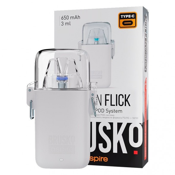 Электронная сигарета Brusko - Minican Flick (Белый) купить в Барнауле