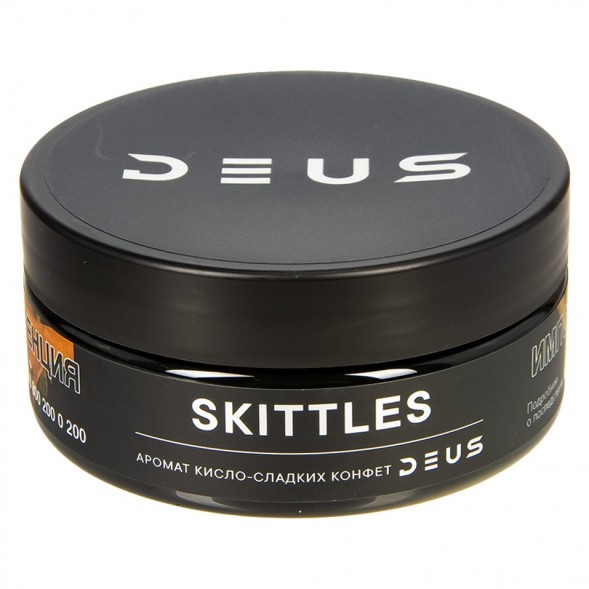 Табак Deus - Skittles (Кисло-Сладкие Конфеты, 100 грамм) купить в Барнауле
