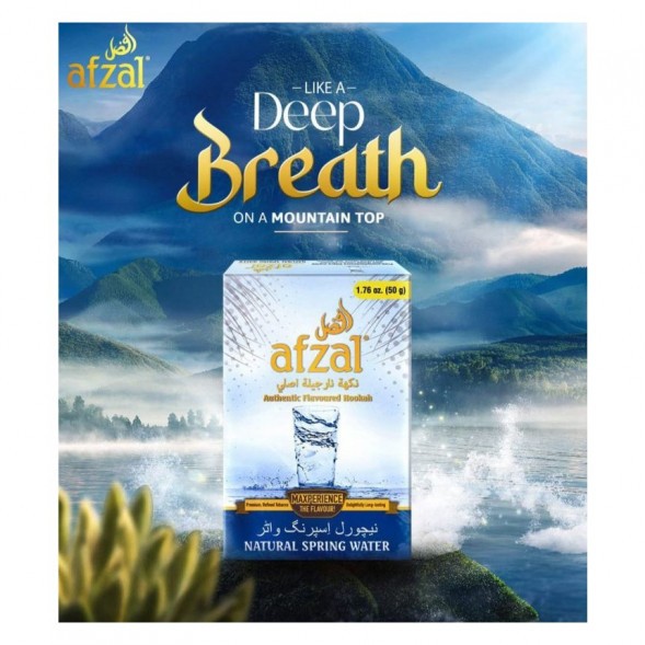 Табак Afzal - Natural Spring Water (Родниковая Вода, 40 грамм) купить в Барнауле