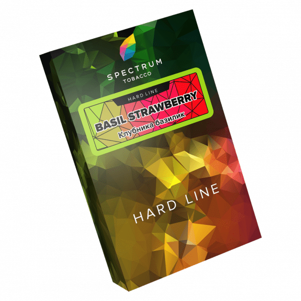 Табак Spectrum Hard - Basil Strawberry (Клубника Базилик, 25 грамм) купить в Барнауле