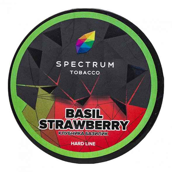 Табак Spectrum Hard - Basil Strawberry (Клубника Базилик, 25 грамм) купить в Барнауле