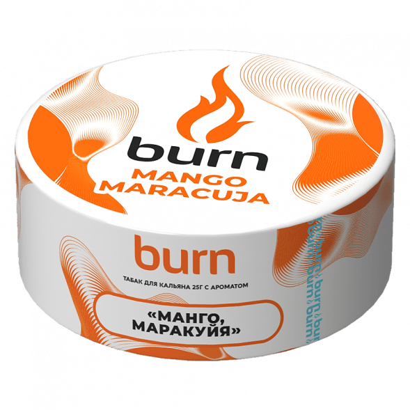 Табак Burn - Mango-Maracuja (Манго и Маракуйя, 25 грамм) купить в Барнауле