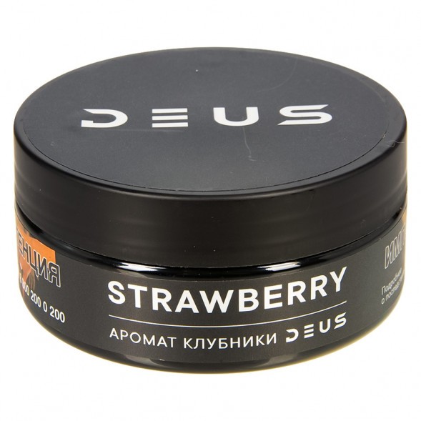Табак Deus - Strawberry (Клубника, 100 грамм) купить в Барнауле