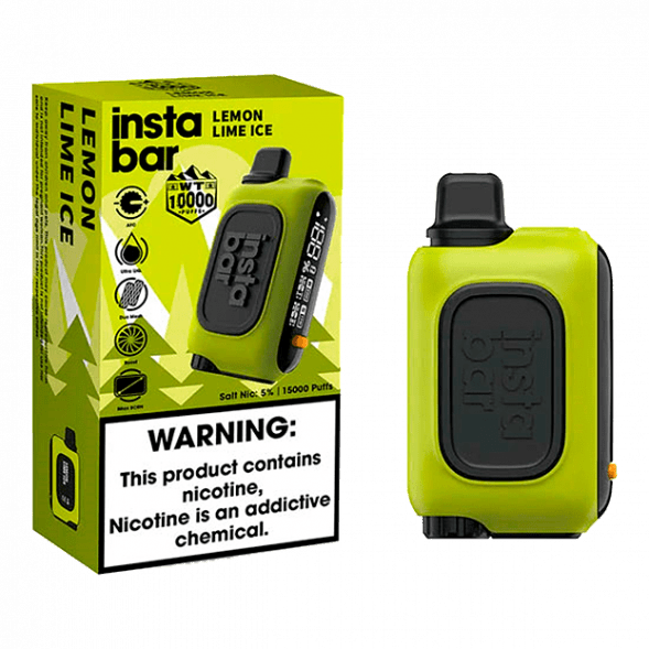 PLONQ INSTABAR WT - Лимон Лайм (Lemon Lime Ice, 10000 затяжек) купить в Барнауле