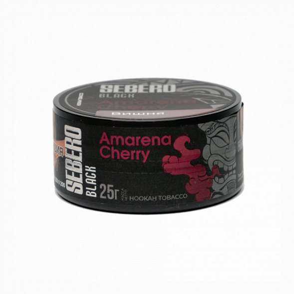 Табак Sebero Black - Amarena Cherry (Вишня, 25 грамм) купить в Барнауле