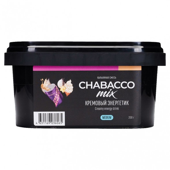 Смесь Chabacco MIX MEDIUM - Creamy Energy Drink (Кремовый Энергетик, 200 грамм) купить в Барнауле