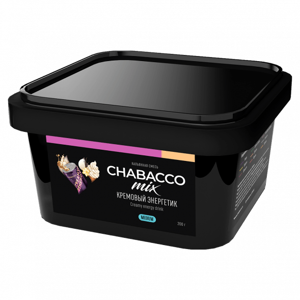 Смесь Chabacco MIX MEDIUM - Creamy Energy Drink (Кремовый Энергетик, 200 грамм) купить в Барнауле
