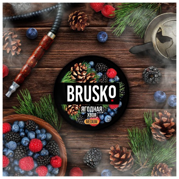 Смесь Brusko Medium - Ягодная Хвоя (50 грамм) купить в Барнауле