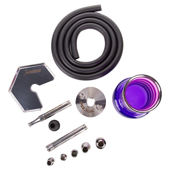 Кальян Pizduk PRO - Black-Bag (Фиолетово-Розовая Колба) купить в Барнауле