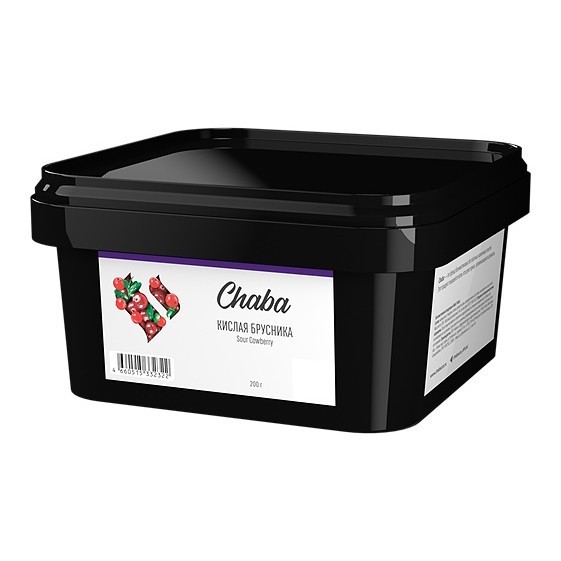 Смесь Chaba - Sour Cowberry (Кислая Брусника, 200 грамм, Без никотина) купить в Барнауле