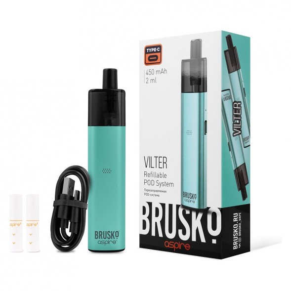 Электронная сигарета Brusko - Vilter (Голубой) купить в Барнауле