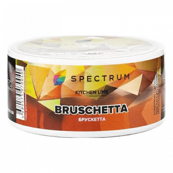 Табак Spectrum Kitchen Line - Bruschetta (Брускетта, 25 грамм) купить в Барнауле