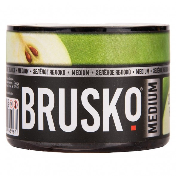 Смесь Brusko Zero - Зелёное Яблоко (50 грамм) купить в Барнауле