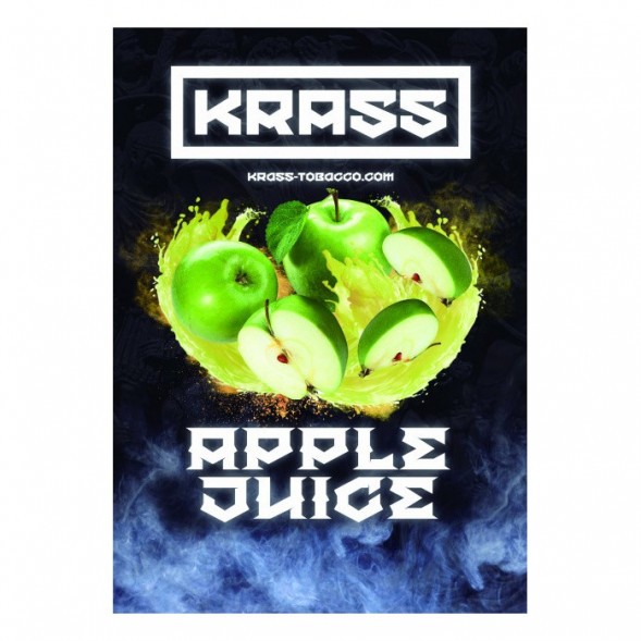 Табак Krass Black - Apple Juice (Яблочный Сок, 100 грамм) купить в Барнауле