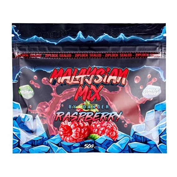 Смесь Malaysian Mix Medium - Raspberry (Малина, 50 грамм) купить в Барнауле