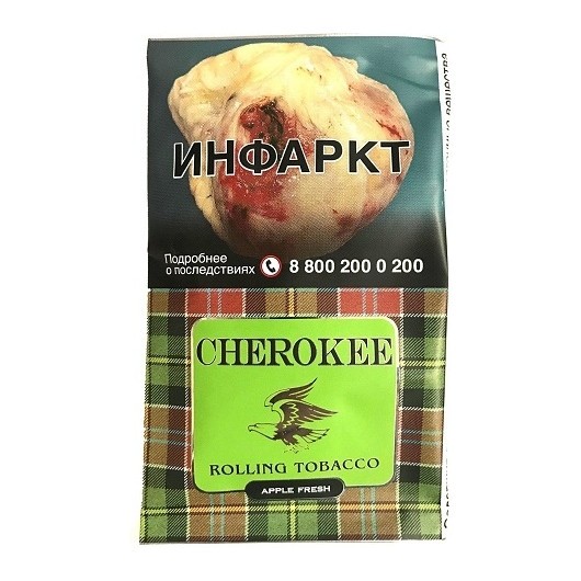 Табак сигаретный Cherokee - Apple Fresh (25 грамм) купить в Барнауле