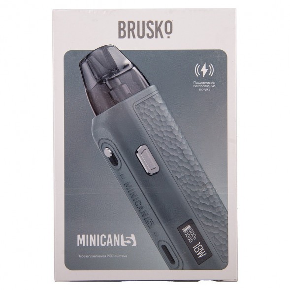 Электронная сигарета Brusko - Minican 5 (Серый) купить в Барнауле