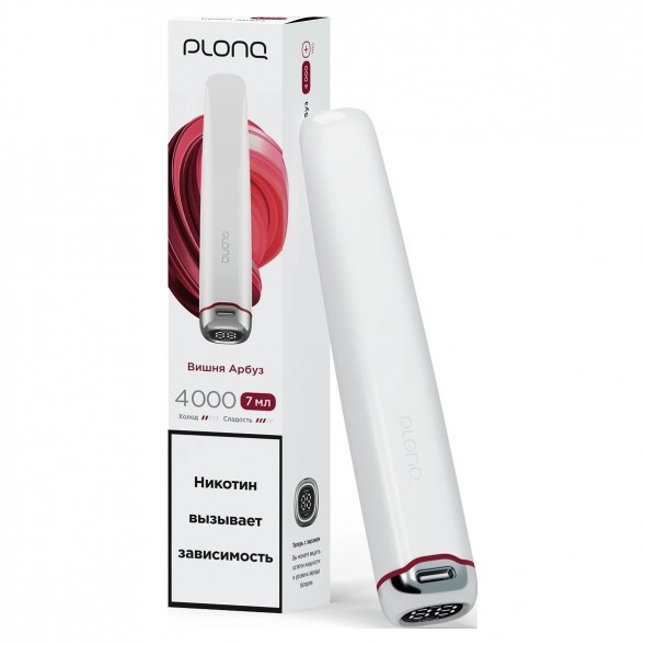 PLONQ PLUS PRO - Вишня Арбуз (4000 затяжек) купить в Барнауле