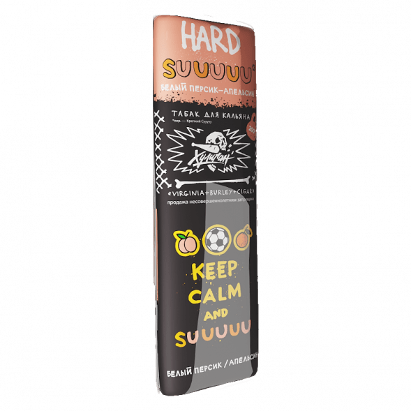 Табак Хулиган Hard - Suuuuu (Белый Персик и Апельсин, 200 грамм) купить в Барнауле