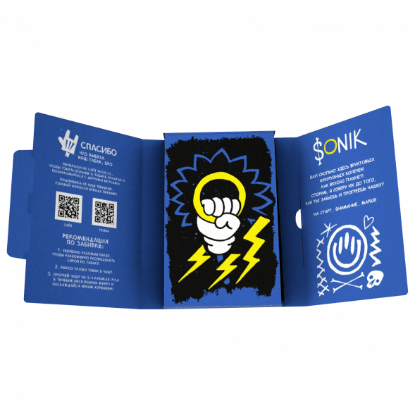 Табак Хулиган Hard - Sonik (Фруктовые Кукурузные Колечки, 25 грамм) купить в Барнауле