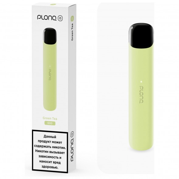 PLONQ ALPHA - Зелёный Чай (600 затяжек) купить в Барнауле